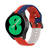 Strap-it Strap-it Samsung Galaxy Watch 4 40mm Silicone Strap Triple (Red-White-Blue) Strap-it Strap-it Samsung Galaxy Watch 4 40mm Silicone Strap Triple (Red-White-Blue)