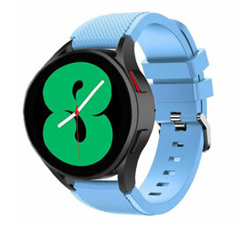 Strap-it Samsung Galaxy Watch 4 40mm Silicone Strap (Sand Blue)