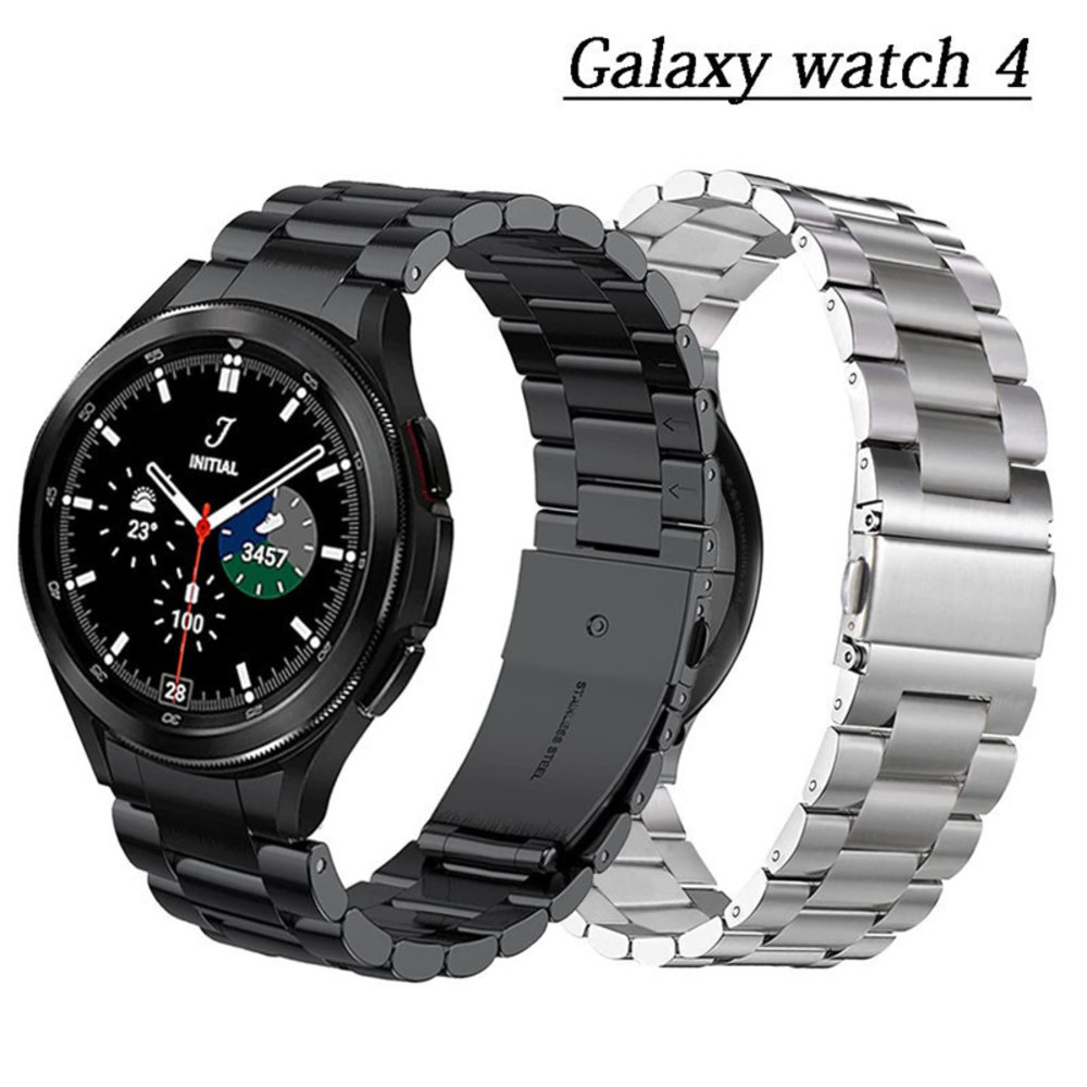 Strap-it Strap-it Samsung Galaxy Watch 4 Classic 46mm Titanium Strap (Silver) Strap-it Strap-it Samsung Galaxy Watch 4 Classic 46mm Titanium Strap (Silver)