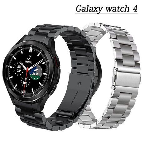 Strap-it Strap-it Samsung Galaxy Watch 4 Classic 46mm Titanium Strap (Silver) Strap-it Strap-it Samsung Galaxy Watch 4 Classic 46mm Titanium Strap (Silver)