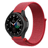 Strap-it Samsung Galaxy Watch 4 Classic 46mm Nylon Strap (Red) Strap-it Samsung Galaxy Watch 4 Classic 46mm Nylon Strap (Red)