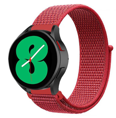 Strap-it Strap-it Samsung Galaxy Watch 4 40mm Nylon Strap (Red) Strap-it Strap-it Samsung Galaxy Watch 4 40mm Nylon Strap (Red)