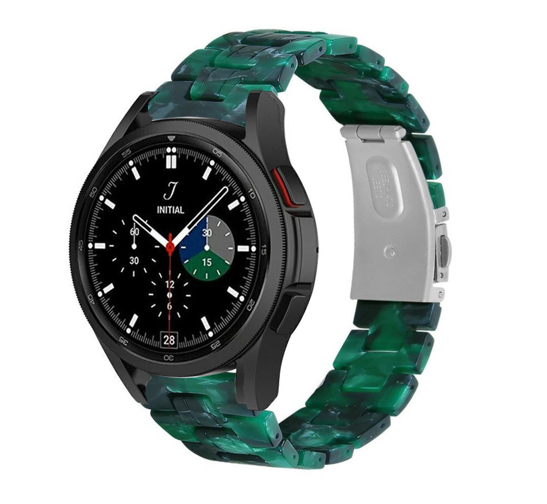 Strap-it Strap-it Samsung Galaxy Watch 4 Classic 42mm Resin Strap (Green) Strap-it Strap-it Samsung Galaxy Watch 4 Classic 42mm Resin Strap (Green)