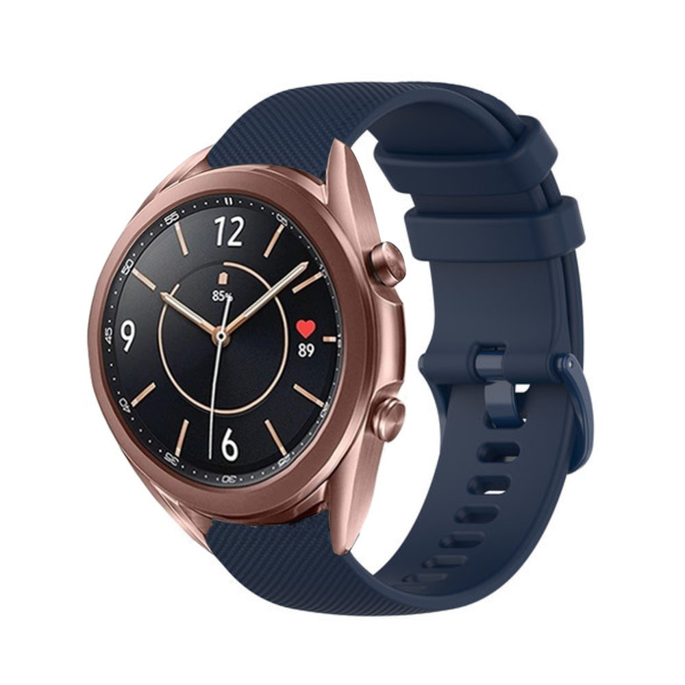 Strap-it Strap-it Samsung Galaxy Watch 3 41mm Premium Silicone Strap (Dark Blue) Strap-it Strap-it Samsung Galaxy Watch 3 41mm Premium Silicone Strap (Dark Blue)