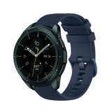 Strap-it Samsung Galaxy Watch 42mm Premium Silicone Strap (Dark Blue)