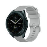 Strap-it Samsung Galaxy Watch 42mm Premium Silicone Strap (Grey)