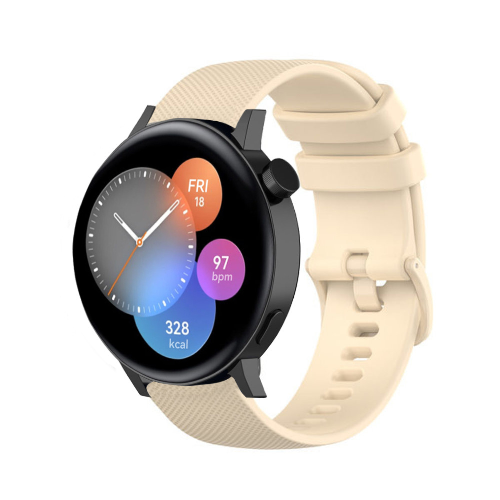 Huawei Watch GT 3 42mm Premium Silicone Strap (Beige)