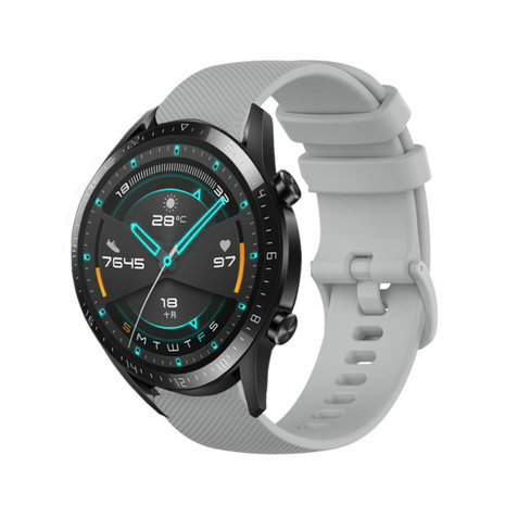 Strap-it Strap-it Huawei Watch GT 2 Premium Silicone Strap (Grey) Strap-it Strap-it Huawei Watch GT 2 Premium Silicone Strap (Grey)