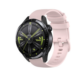 Strap-it Huawei Watch GT 3 46mm Premium Silicone Strap (Pink)