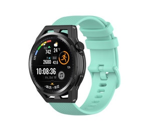 Strap-it Huawei GT Runner Premium Silicone Strap (Aqua)