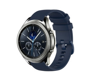 Strap-it Samsung Gear S3 Premium Silicone Strap (Dark Blue)