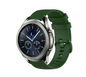 Strap-it Samsung Gear S3 Premium Silicone Strap (Army Green)
