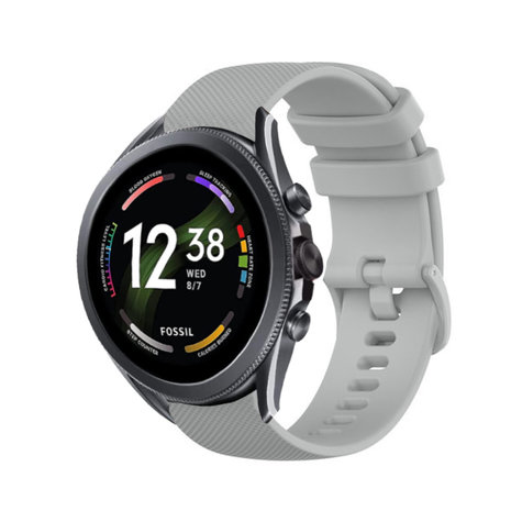 Strap-it Strap-it Fossil Gen 6 44mm Premium Silicone Strap (Grey) Strap-it Strap-it Fossil Gen 6 44mm Premium Silicone Strap (Grey)