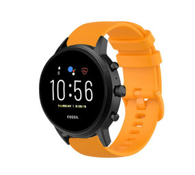 Strap-it Fossil Gen 5 Premium Silicone Strap (Orange)