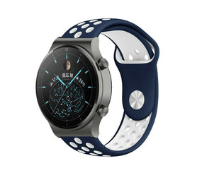 Strap-it Huawei Watch GT 2 Pro Sport Strap (Blue/White) Strap-it Huawei Watch GT 2 Pro Sport Strap (Blue/White)
