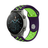 Strap-it Huawei Watch GT 2 Pro Sport Strap (Purple/Green) Strap-it Huawei Watch GT 2 Pro Sport Strap (Purple/Green)