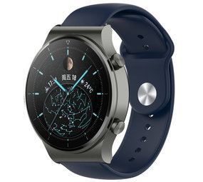 Strap-it Huawei Watch GT 2 Pro Silicone Strap (Dark Blue)