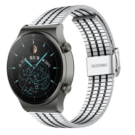 Huawei Watch GT 2 Pro Fine Steel Strap Silver Black