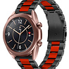 Strap-it Strap-it Samsung Galaxy Watch 3 41mm Steel Strap (Black/Red) Strap-it Strap-it Samsung Galaxy Watch 3 41mm Steel Strap (Black/Red)