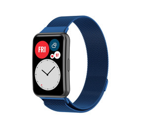 Strap-it Huawei Watch Fit New Milanese Strap (Blue) Strap-it Huawei Watch Fit New Milanese Strap (Blue)