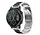 Strap-it Honor Magic Watch 2 Steel Strap (Silver/Black)