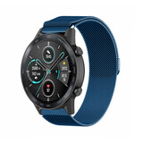 Strap-it Honor Magic Watch 2 Milanese Strap (Blue)