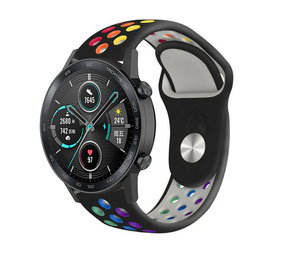 Strap-it Honor Magic Watch 2 Sport Strap (Black/Colorful) Strap-it Honor Magic Watch 2 Sport Strap (Black/Colorful)