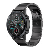 Strap-it Honor Magic Watch 2 Metal Strap (Black)