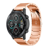 Strap-it Honor Magic Watch 2 Metal Strap (Rose Gold)