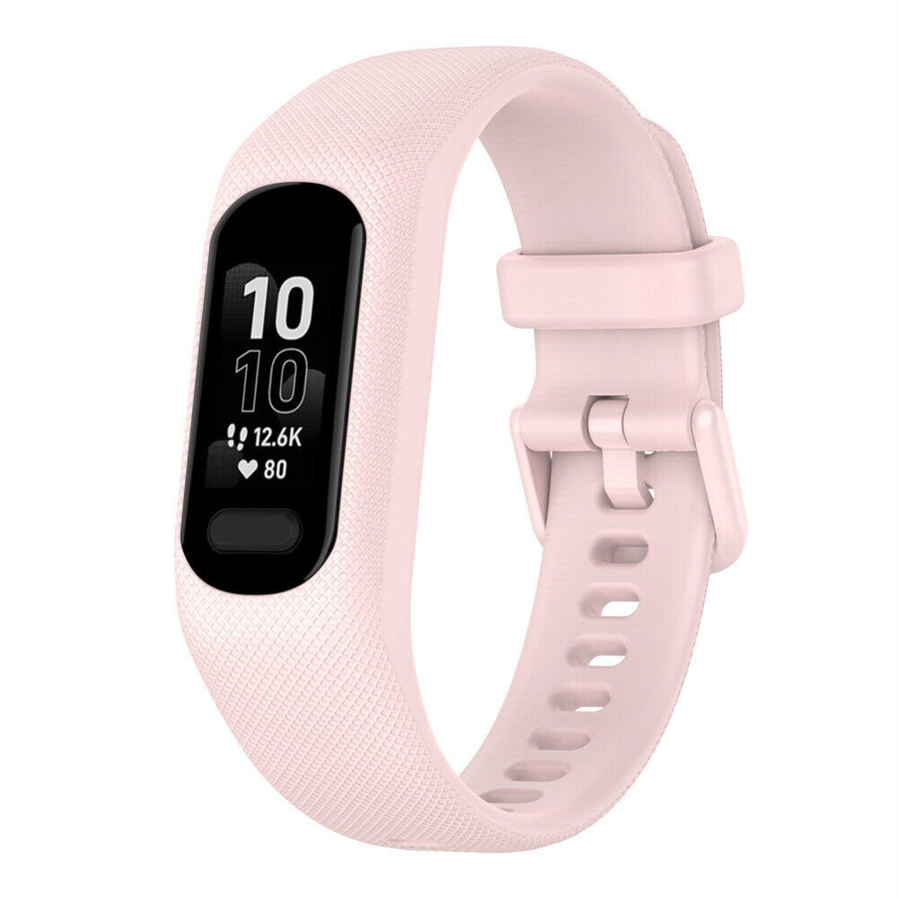 Strap-it Strap-it Garmin Vivosmart 5 Silicone Strap (Pink)