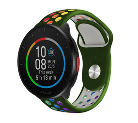 Strap-it Polar Pacer Sport Strap (Army Green/Colorful) Strap-it Polar Pacer Sport Strap (Army Green/Colorful)