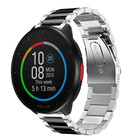 Strap-it Strap-it Polar Pacer Steel Strap (Silver/Black)