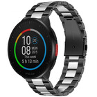 Strap-it Strap-it Polar Pacer Steel Strap (Black/Silver)