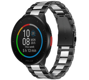 Strap-it Polar Pacer Steel Strap (Black/Silver) Strap-it Polar Pacer Steel Strap (Black/Silver)