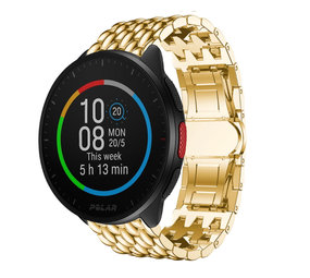 Strap-it Polar Pacer Steel Dragon Strap (Gold) Strap-it Polar Pacer Steel Dragon Strap (Gold)