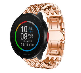 Strap-it Polar Pacer Steel Dragon Strap (Rose Gold) Strap-it Polar Pacer Steel Dragon Strap (Rose Gold)