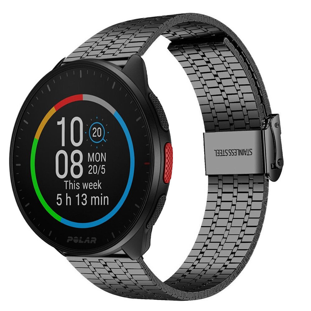 Strap-it Strap-it Polar Pacer Fine Steel Strap (Black) Strap-it Strap-it Polar Pacer Fine Steel Strap (Black)