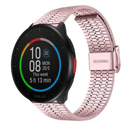 Strap-it Polar Pacer Fine Steel Strap (Pink) Strap-it Polar Pacer Fine Steel Strap (Pink)