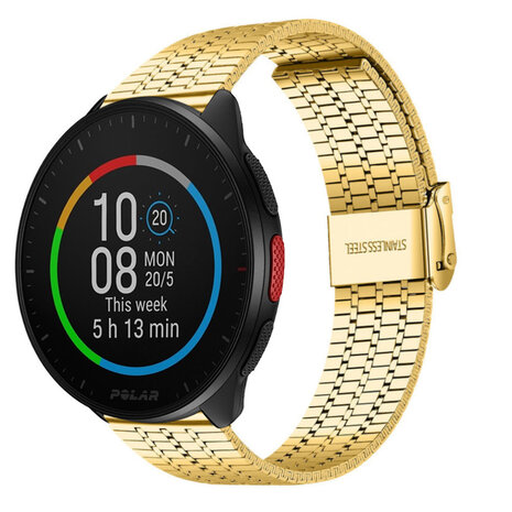 Strap-it Strap-it Polar Pacer Fine Steel Strap (Gold) Strap-it Strap-it Polar Pacer Fine Steel Strap (Gold)