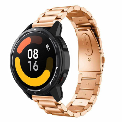 Strap-it Strap-it Xiaomi Watch S1 Steel Strap (Rose Gold) Strap-it Strap-it Xiaomi Watch S1 Steel Strap (Rose Gold)