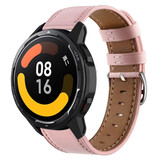 Strap-it Xiaomi Watch S1 Leather Strap (Pink) Strap-it Xiaomi Watch S1 Leather Strap (Pink)