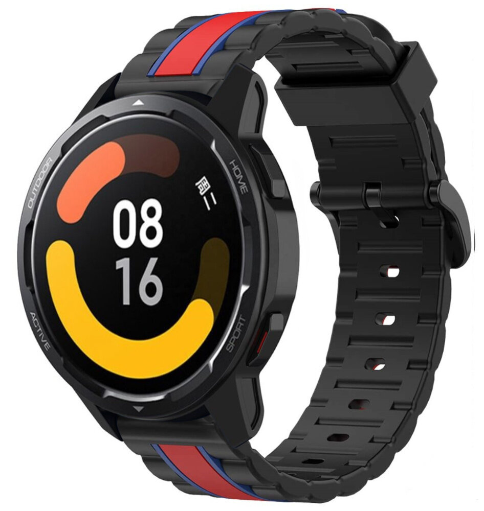 Strap-it Strap-it Xiaomi Watch S1 Special Edition Strap (Black/Red) Strap-it Strap-it Xiaomi Watch S1 Special Edition Strap (Black/Red)