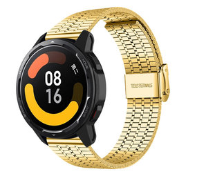 Strap-it Xiaomi Watch S1 Fine Steel Strap (Gold) Strap-it Xiaomi Watch S1 Fine Steel Strap (Gold)