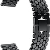 Strap-it Strap-it Xiaomi Watch S1 Steel Strap Hexagons (Black) Strap-it Strap-it Xiaomi Watch S1 Steel Strap Hexagons (Black)