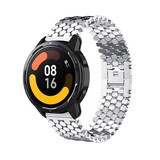 Strap-it Xiaomi Watch S1 Steel Strap Hexagons (Silver) Strap-it Xiaomi Watch S1 Steel Strap Hexagons (Silver)