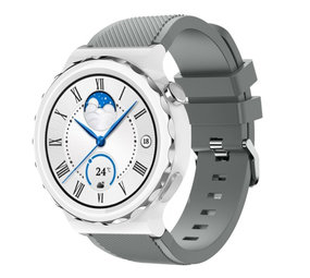 Strap-it Huawei Watch GT 3 Pro 43mm Silicone Strap (Grey)