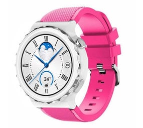 Strap-it Huawei Watch GT 3 Pro 43mm Silicone Strap (Pink)