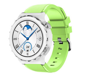 Strap-it Huawei Watch GT 3 Pro 43mm Silicone Strap (Light Green)