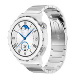 Strap-it Huawei Watch GT 3 Pro 43mm Metal Strap (Silver) Strap-it Huawei Watch GT 3 Pro 43mm Metal Strap (Silver)