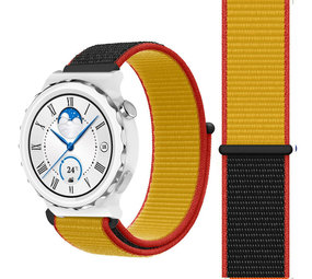 Strap-it Huawei Watch GT 3 Pro 43mm Nylon Strap (Belgium) Strap-it Huawei Watch GT 3 Pro 43mm Nylon Strap (Belgium)